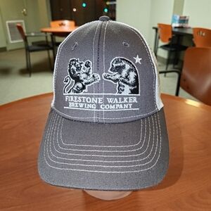 Firestone Walker Brewing Co. Embroidered Trucker Mesh Snapback Hat Cap